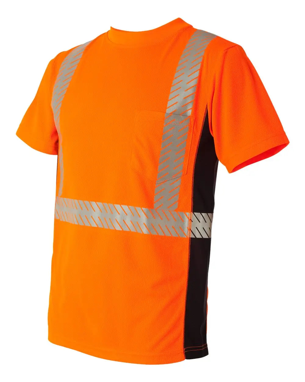 Kishigo 9114-9115 Premium Black Series® Breathable Tape Class 2 T-shirt - Orange - Forest / m