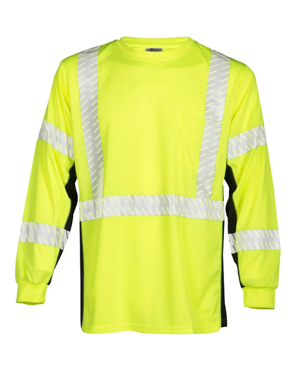Kishigo 9134-9135 Premium Black Series Long Sleeve T-shirt - Lime