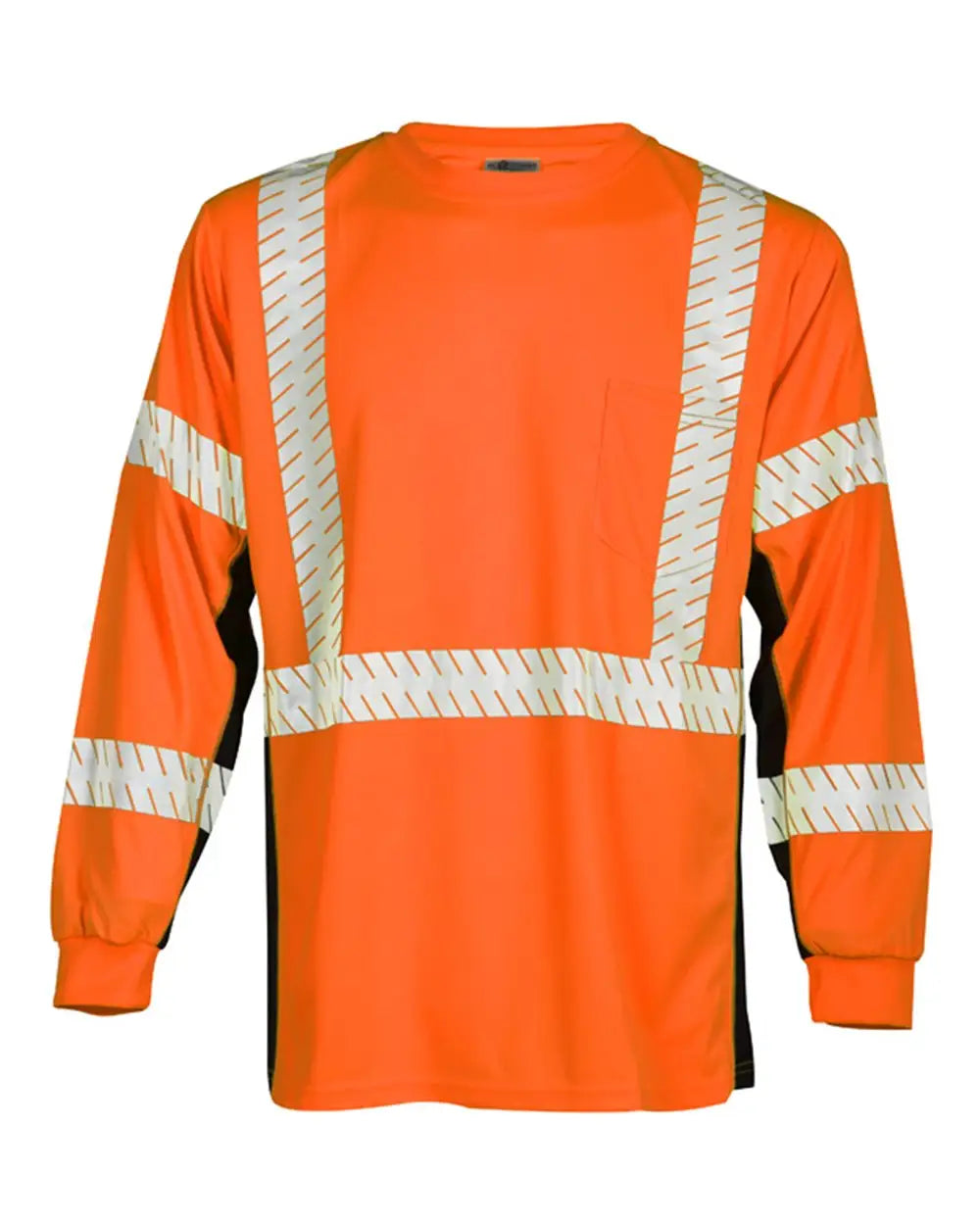 Kishigo 9134-9135 Premium Black Series Long Sleeve T-shirt - Orange