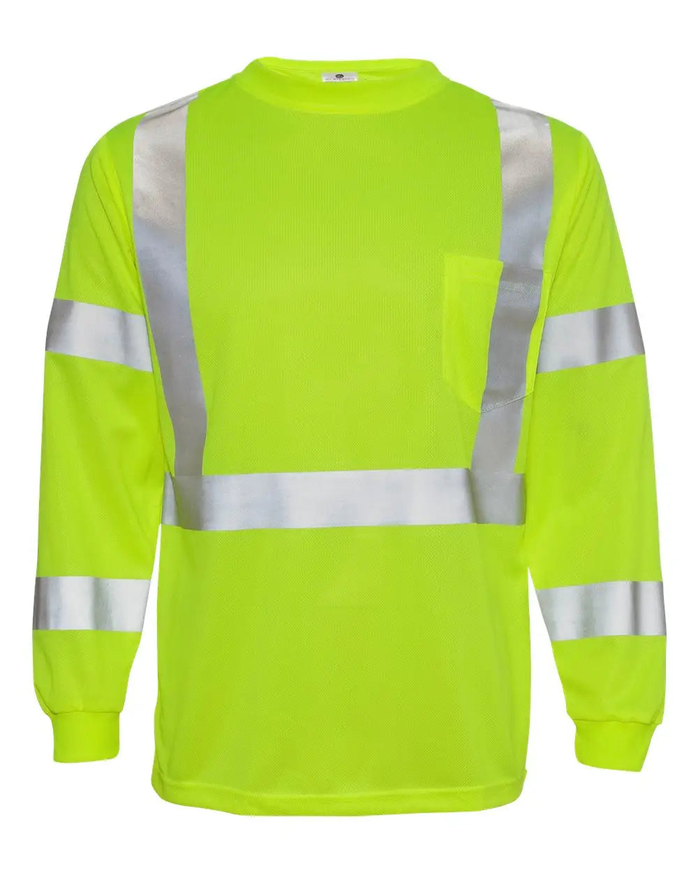 Kishigo 9145-9146 Long Sleeve Class 3 T-shirt - Lime