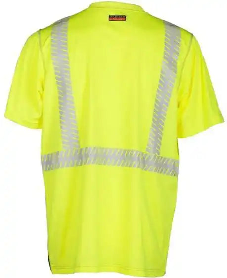Kishigo 9160-9161 Premium Brilliant Series High Performance Class 2 T-shirt - Lime