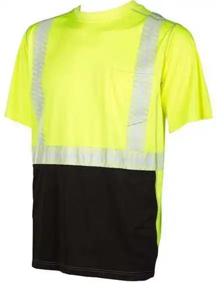 Kishigo 9160-9161 Premium Brilliant Series High Performance Class 2 T-shirt - Lime
