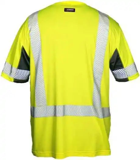 Kishigo 9175 Premium Black Series Cool Touch Class 3 Short Sleeve t Shirts Lime