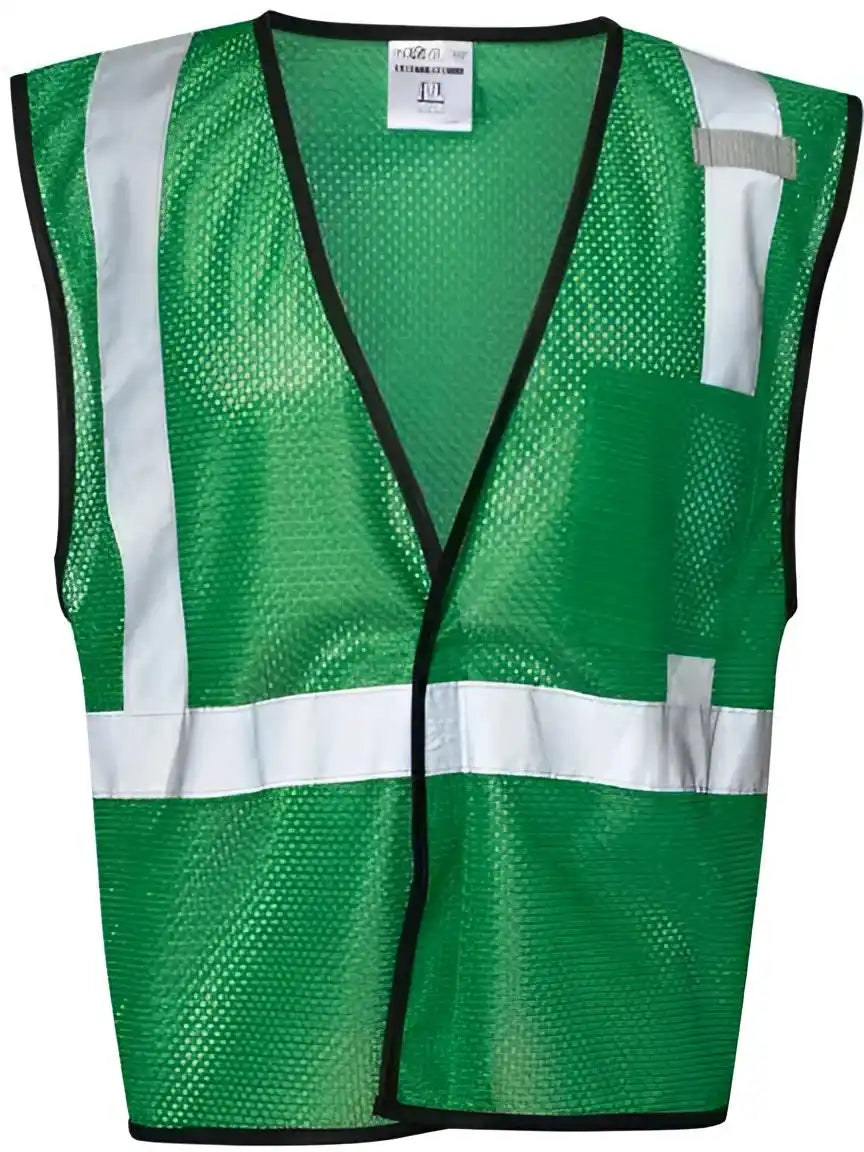 Kishigo B120-131 Ev Series Enhanced Visibility Non-ansi Vest - Green - B123
