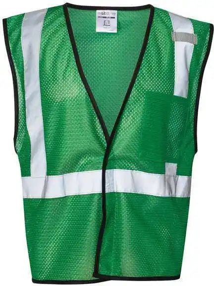 Kishigo B120-131 Ev Series Enhanced Visibility Non-ansi Vest - Green - B123
