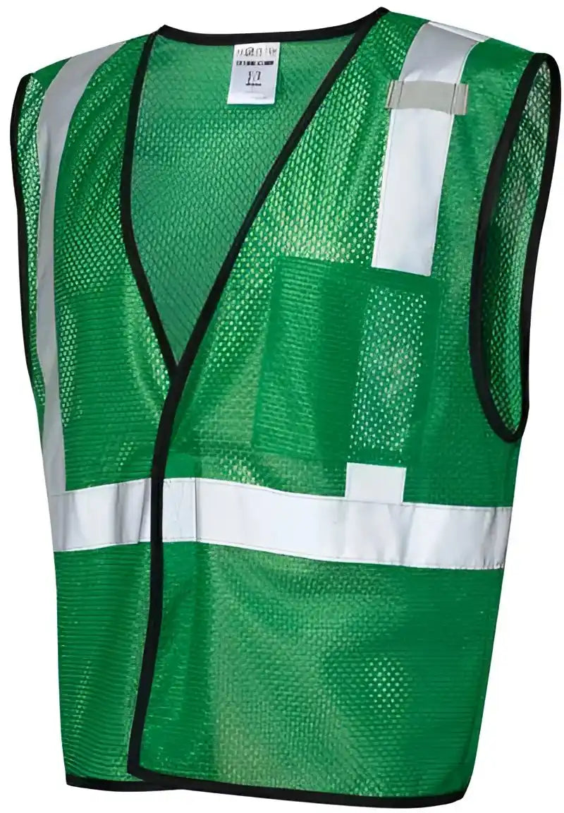 Kishigo B120-131 Ev Series Enhanced Visibility Non-ansi Vest - Green - B123