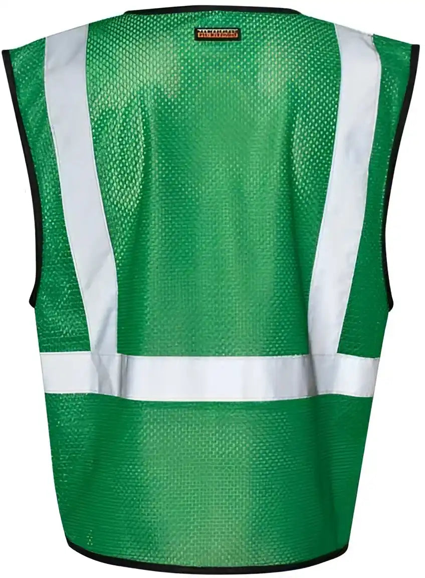 Kishigo B120-131 Ev Series Enhanced Visibility Non-ansi Vest - Green - B123