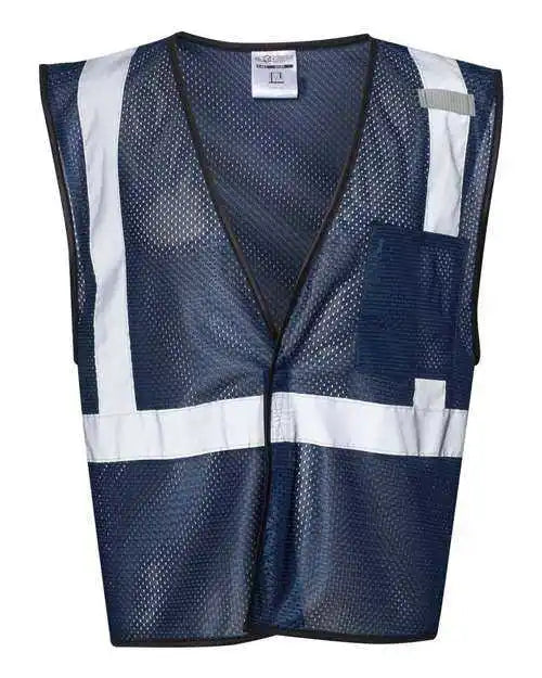 Kishigo B120-131 Ev Series Enhanced Visibility Non-ansi Vest - Navy Blue - B127