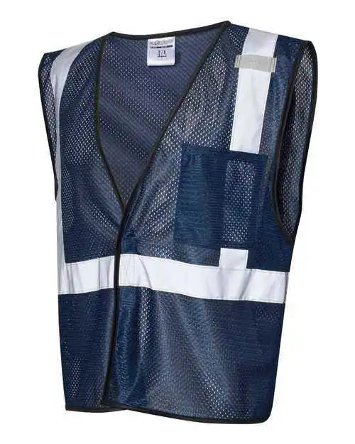 Kishigo B120-131 Ev Series Enhanced Visibility Non-ansi Vest - Navy Blue - B127