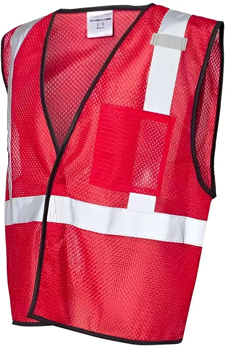 Kishigo B120-131 Ev Series Enhanced Visibility Non-ansi Vest - Red - B122