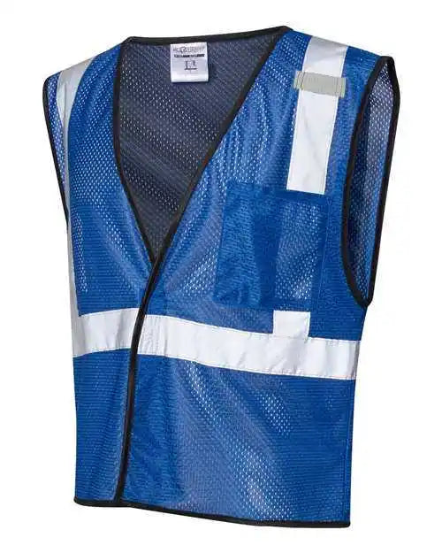 Kishigo B120 131 Ev Series Enhanced Visibility Non Ansi Vest Royal Blue B121
