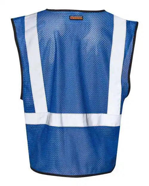 Kishigo B120 131 Ev Series Enhanced Visibility Non Ansi Vest Royal Blue B121