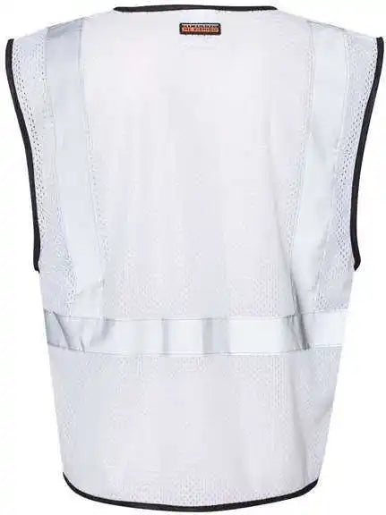 Kishigo B120-131 Ev Series Enhanced Visibility Non-ansi Vest - White - B124