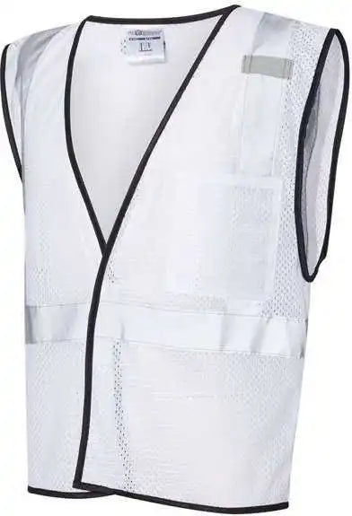 Kishigo B120-131 Ev Series Enhanced Visibility Non-ansi Vest - White - B124