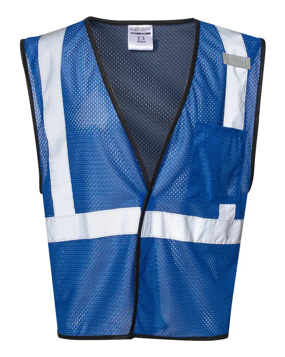 Kishigo B120-b131 Ev Series Enhanced Visibility Non-ansi Vest - B120-131 - Royal Blue - B121 - Adult S/m