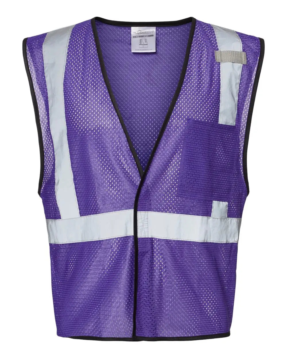 Kishigo B120-b131 Ev Series Enhanced Visibility Non-ansi Vest - B120-131 - Purple - B129 - Adult S/m
