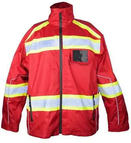Kishigo B300-303 Ev Series Enhanced Visibility Premium Jacket - Red Lime