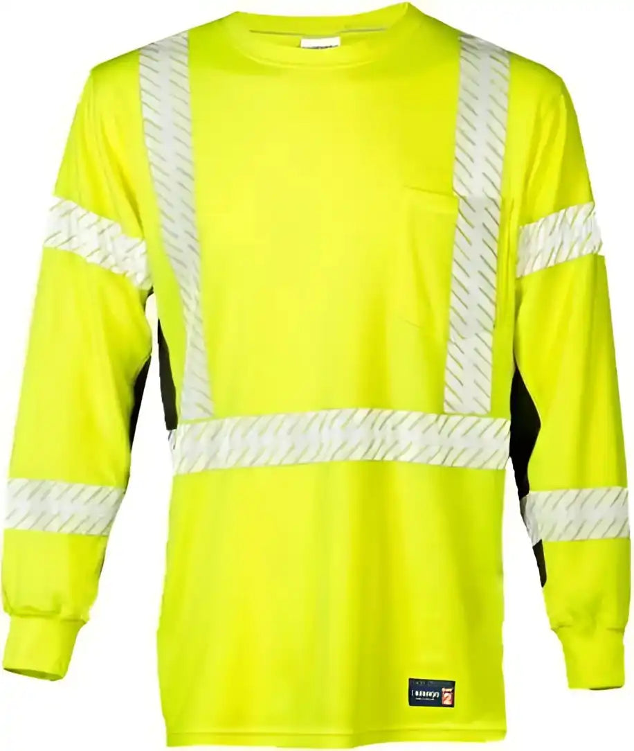 Kishigo F506 Fr Long Sleeve T-shirt - Lime