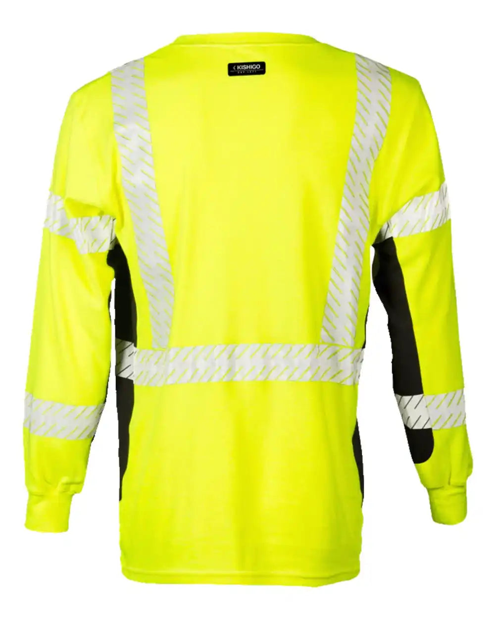 Kishigo F506t Fr Long Sleeve T-shirt - Tall Sizes - Lime / 5xlt