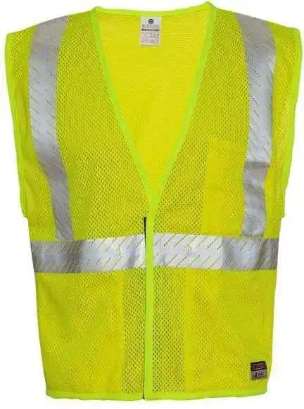 Kishigo Fm389 Flame Resistant Breathable Mesh Vest Lime