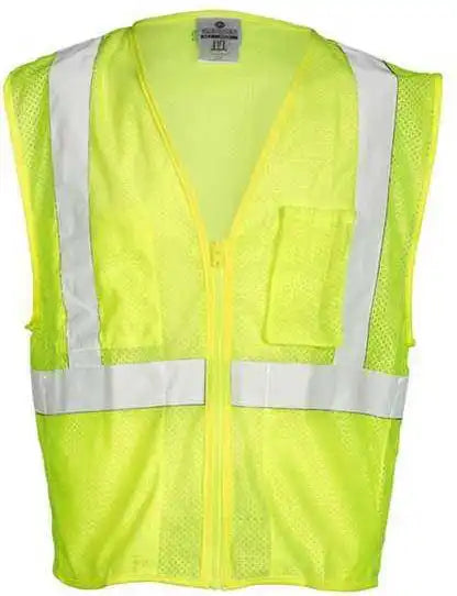 Kishigo Fm419-420 Self Extinguishing Mesh Vest - Lime