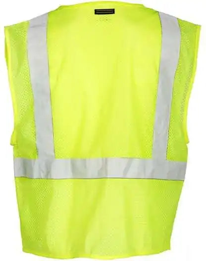 Kishigo Fm419-420 Self Extinguishing Mesh Vest - Lime