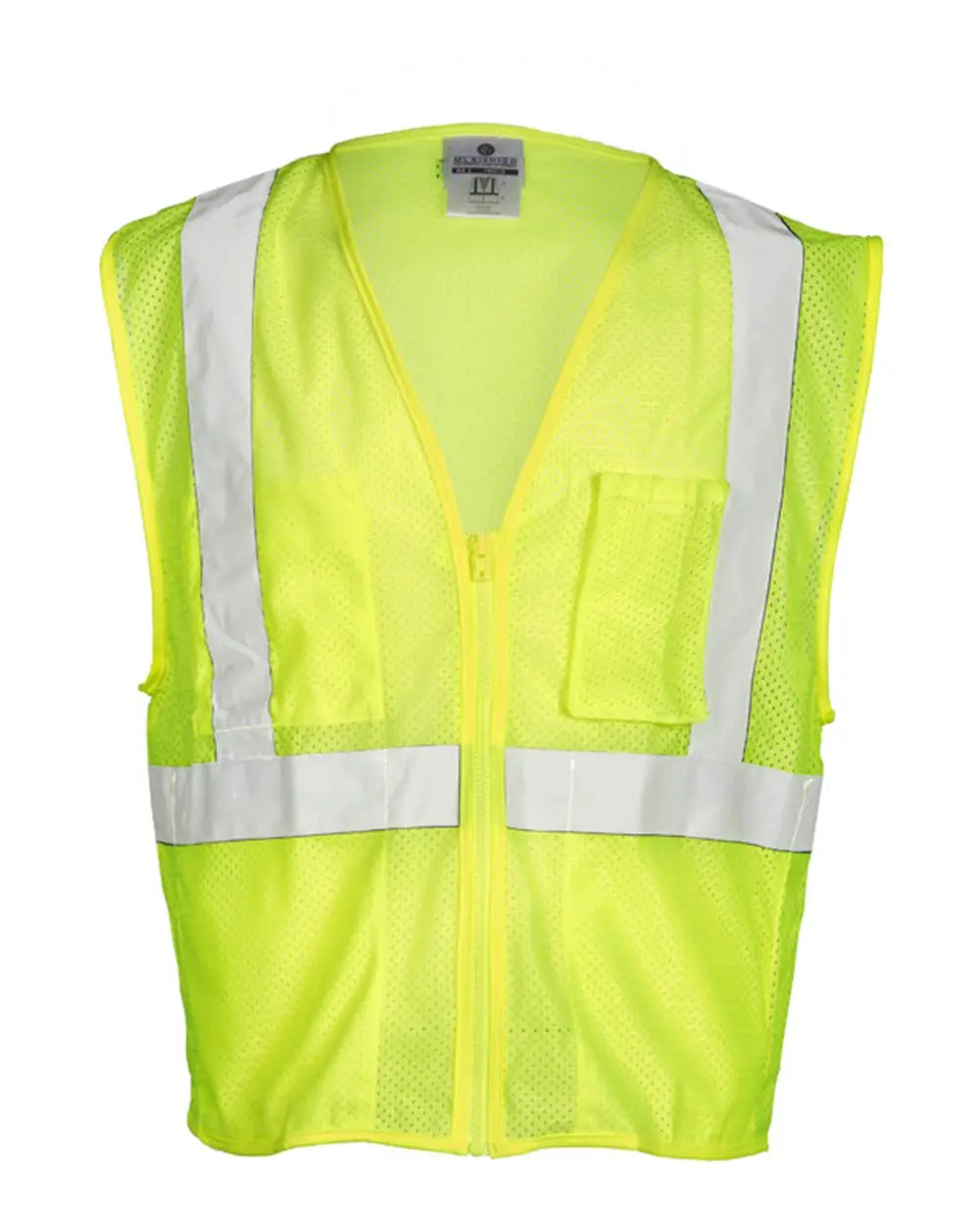 Kishigo Fm419-420 Self Extinguishing Mesh Vest - Lime - m