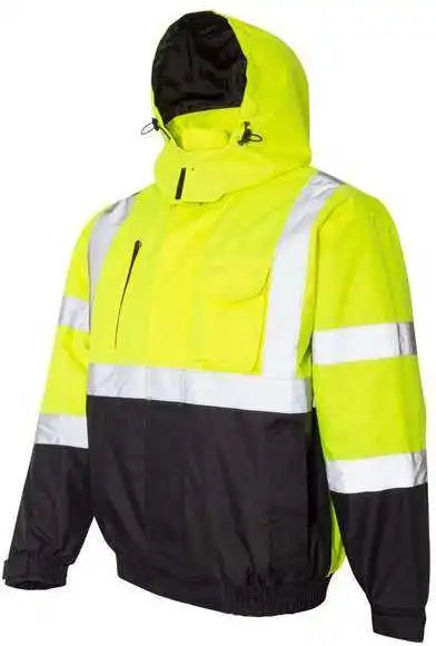 Kishigo Js121 122 Economy Bomber Jacket Lime