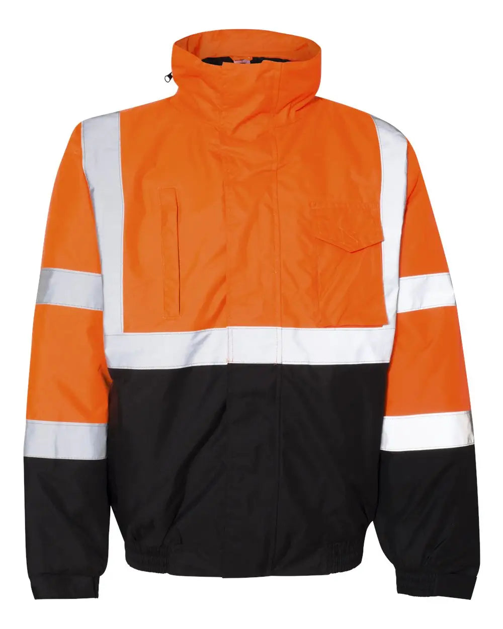 Kishigo Js121-122 Economy Bomber Jacket - Orange - Forest / m