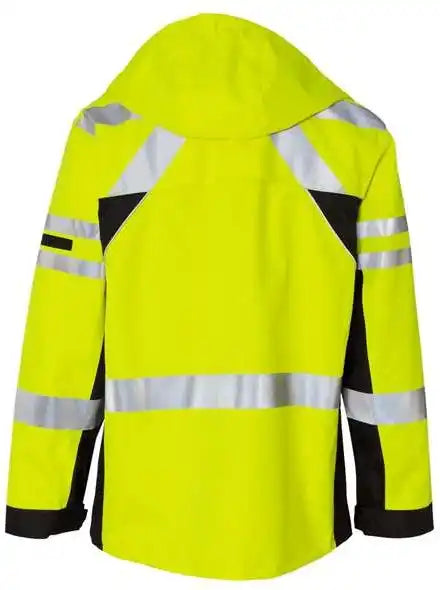 Kishigo Js135 136 Premium Black Series 3 in 1 Jacket Lime