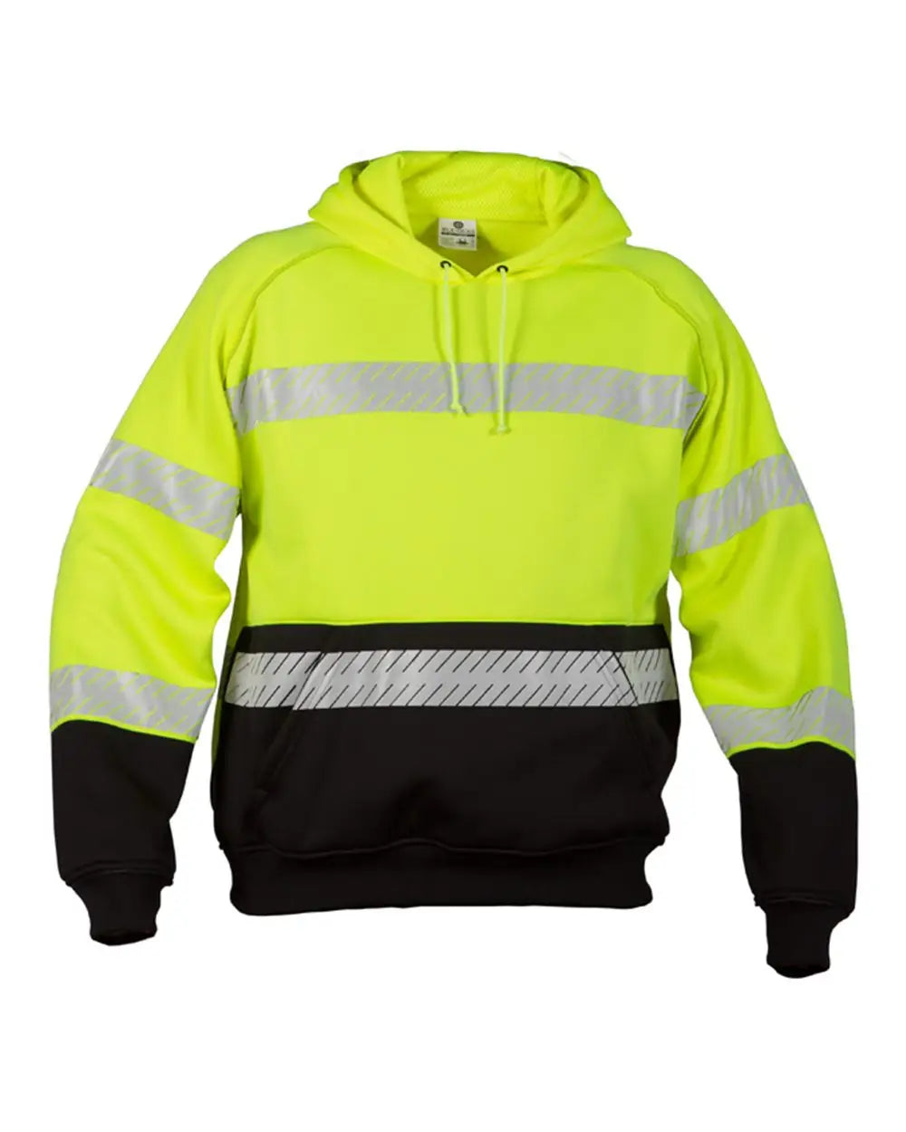 Kishigo Js142-143 Premium Black Series Pull Over Hooded Sweatshirt