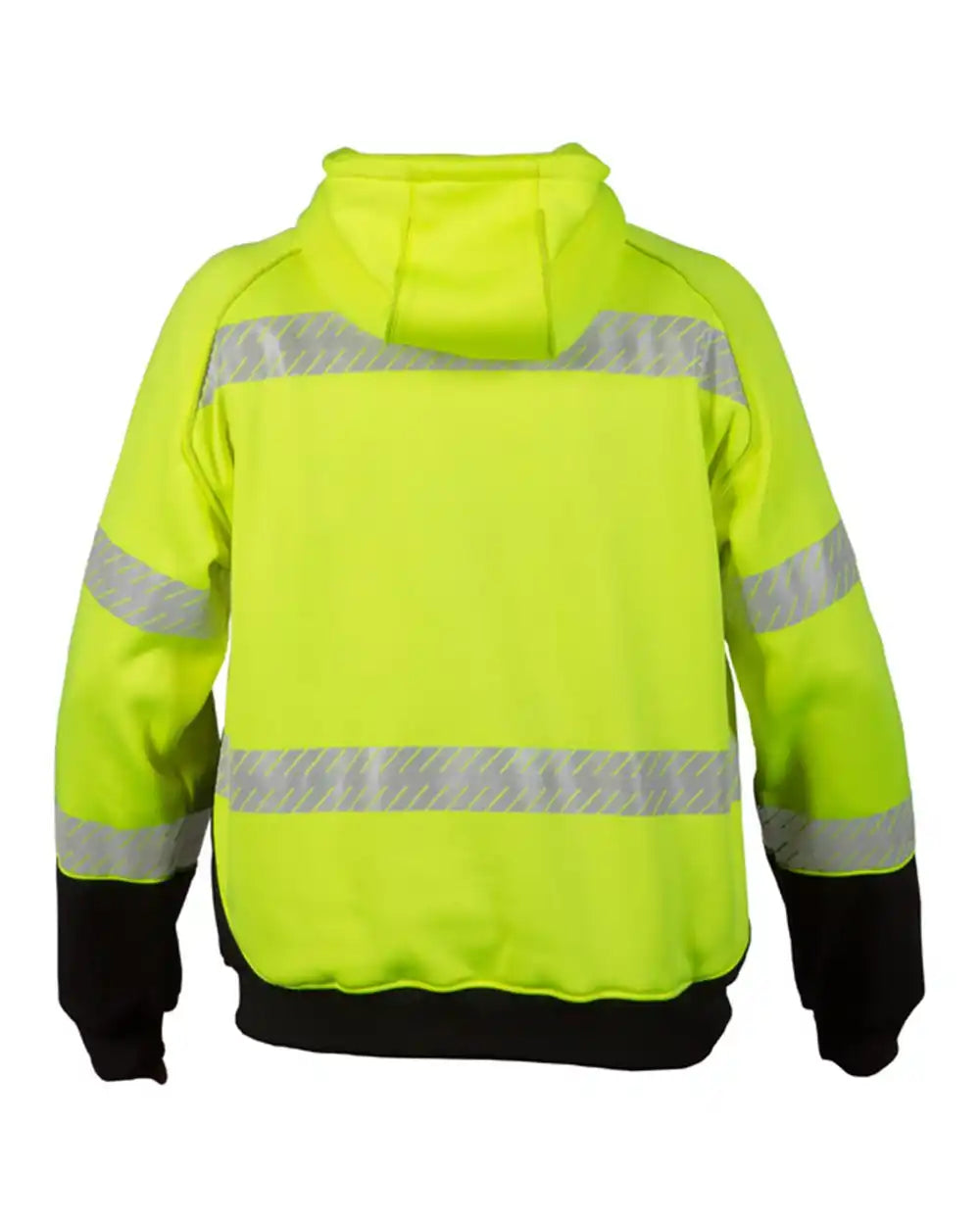 Kishigo Js142-143 Premium Black Series® Pull Over Hooded Sweatshirt - Lime / m