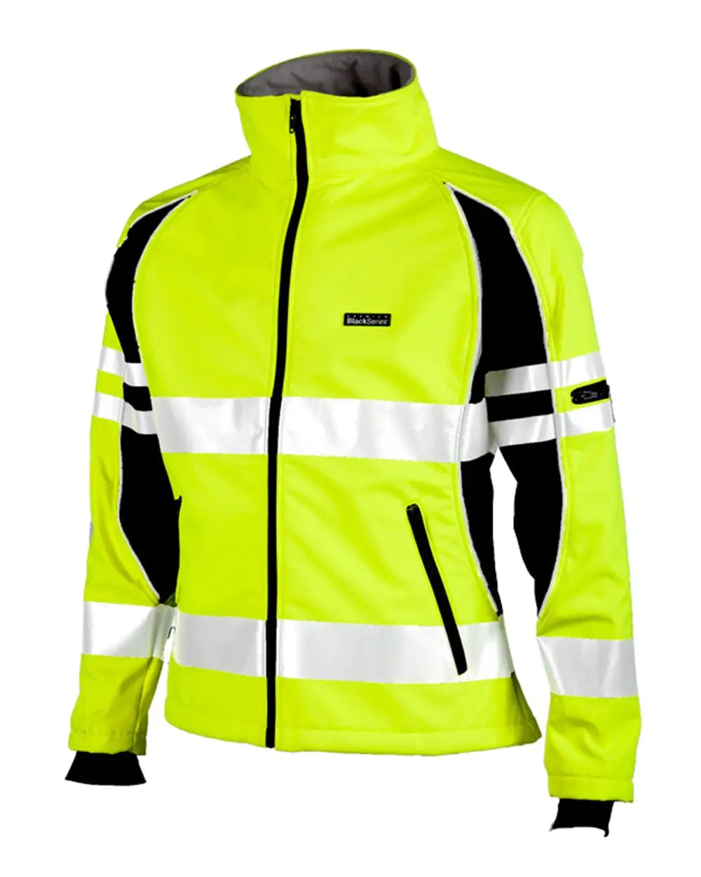 Kishigo Js144 Premium Black Series Women’s Soft Shell Jacket - Lime / Adult s