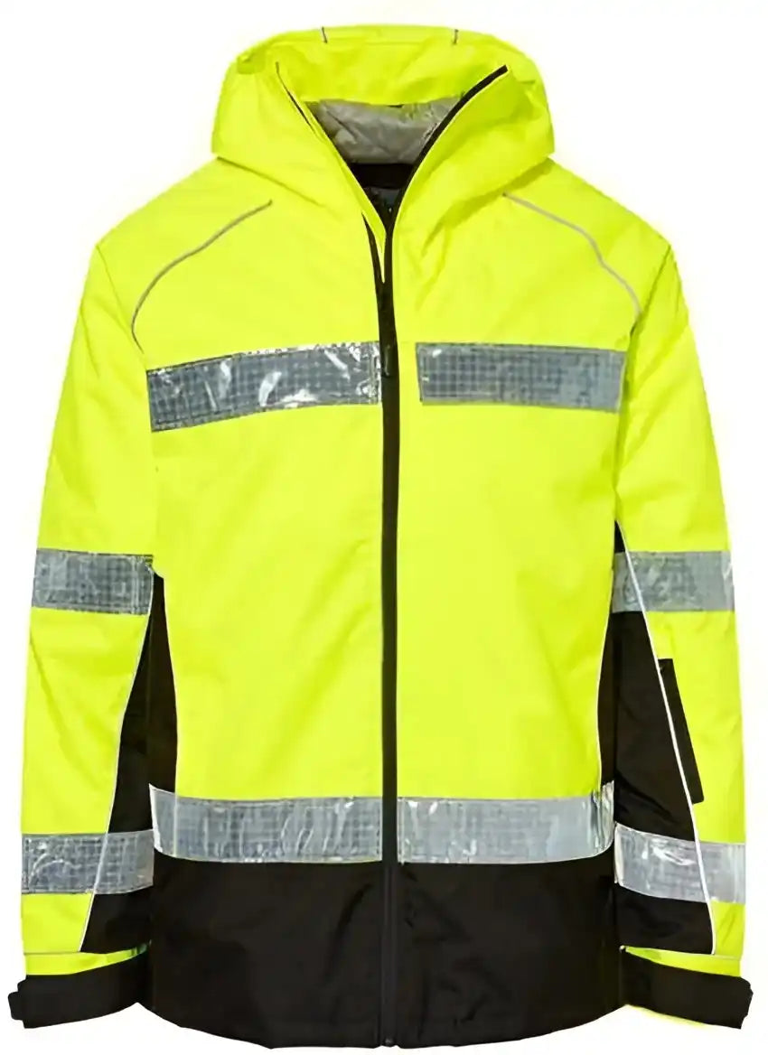 Kishigo Js152 Premium Brilliant Series Class 3 Pro Parka Lime