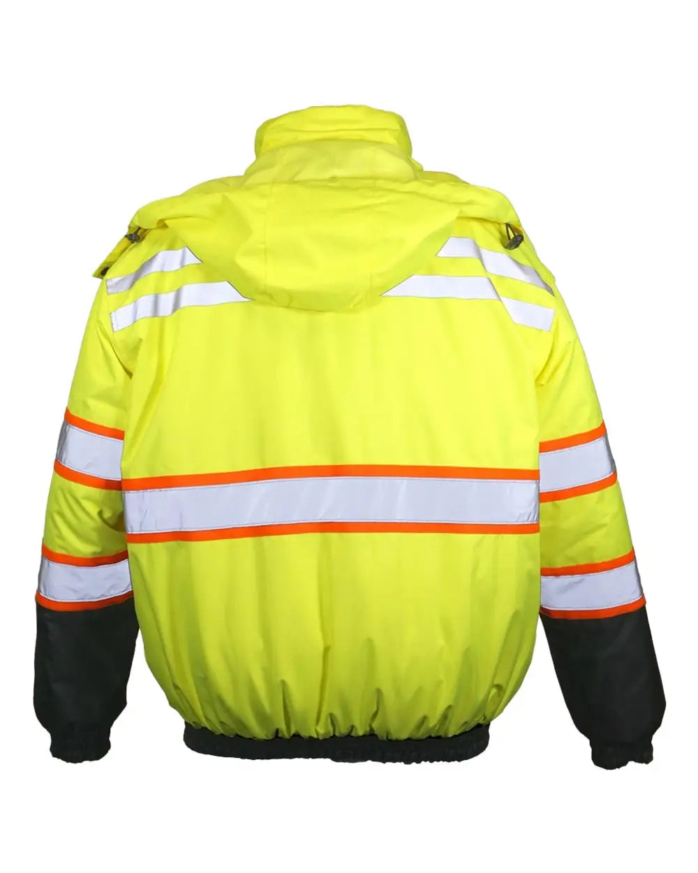 Kishigo Js156 Economy Contrast Class 3 Bomber Jacket - Lime / m