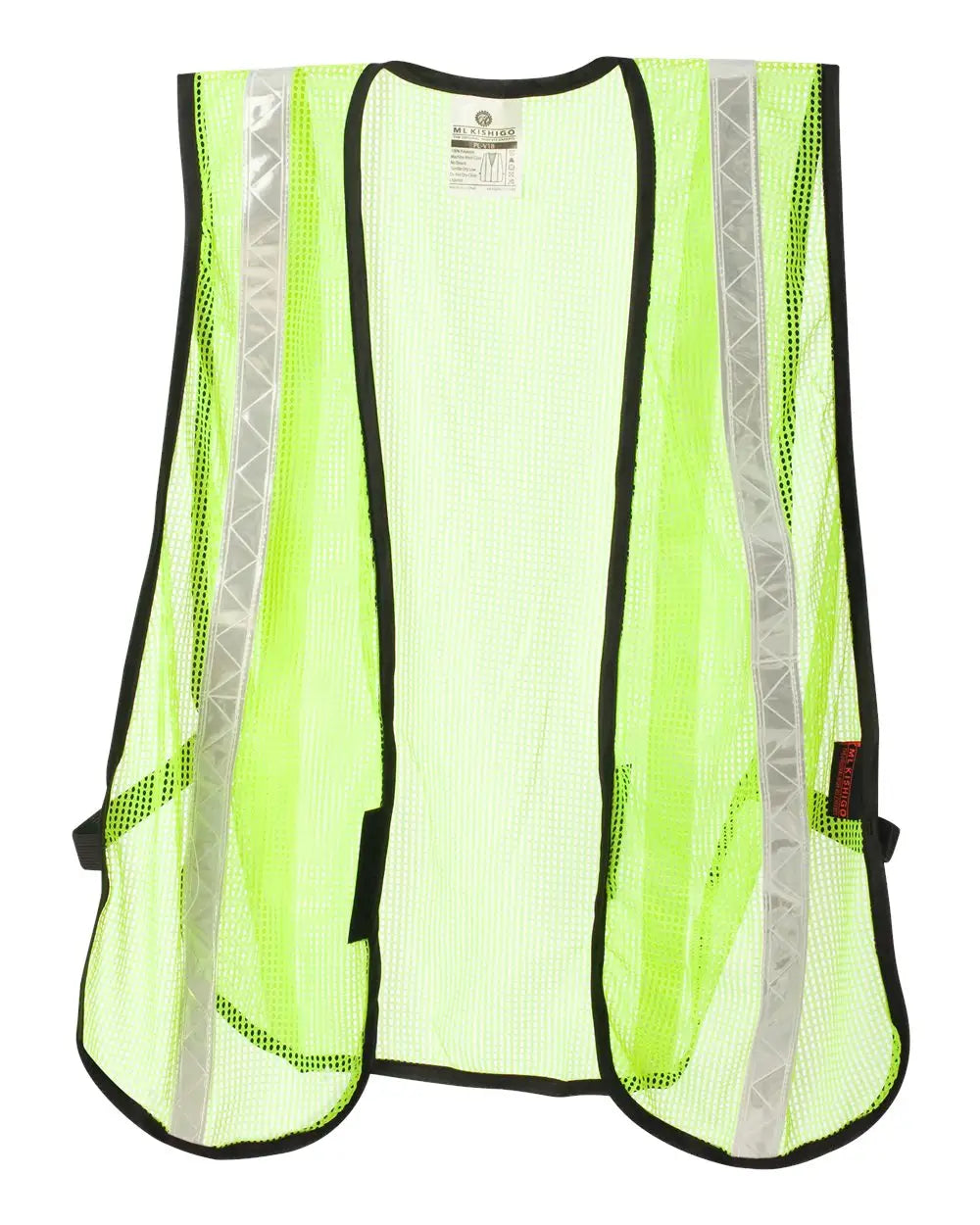Kishigo P,pl,pl-v17-v18 P-series Mesh Vest - Pl-v17-v18 - Lime/ White (pl-v18) / one Size Fits Most