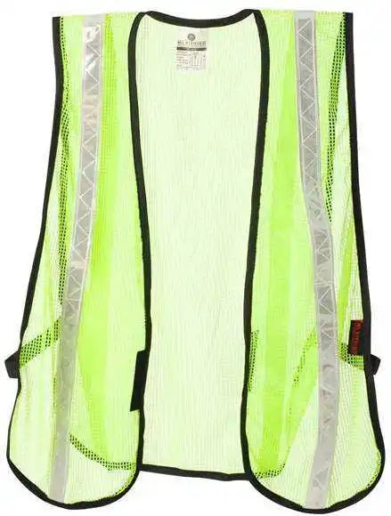 Kishigo Pl-v17-v18 P-series Mesh Vest - Lime White (pl-v18) - one Size Fits Most
