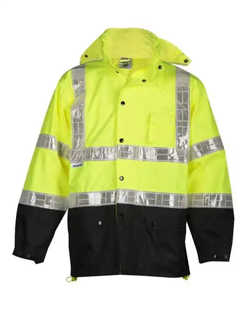 Kishigo Rwj100-101 Storm Stopper Pro Rainwear Jacket - Lime