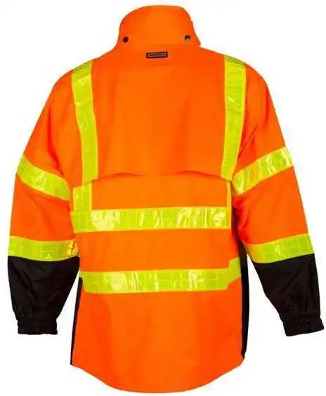 Kishigo Rwj100-101 Storm Stopper Pro Rainwear Jacket - Orange