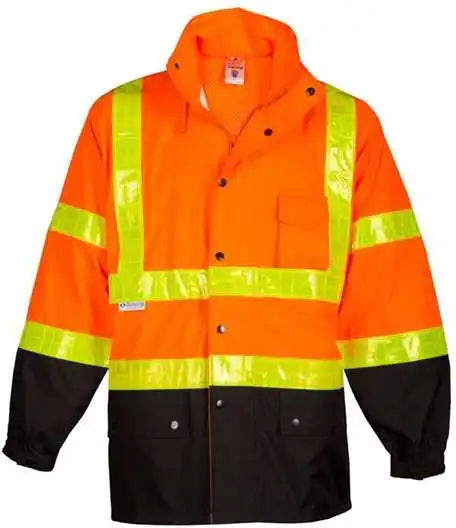 Kishigo Rwj100-101 Storm Stopper Pro Rainwear Jacket - Orange