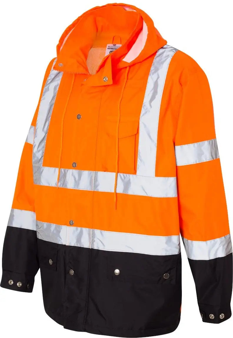 Kishigo Rwj102-103 Storm Cover Waterproof Rain Jacket - Orange - Forest / S/m