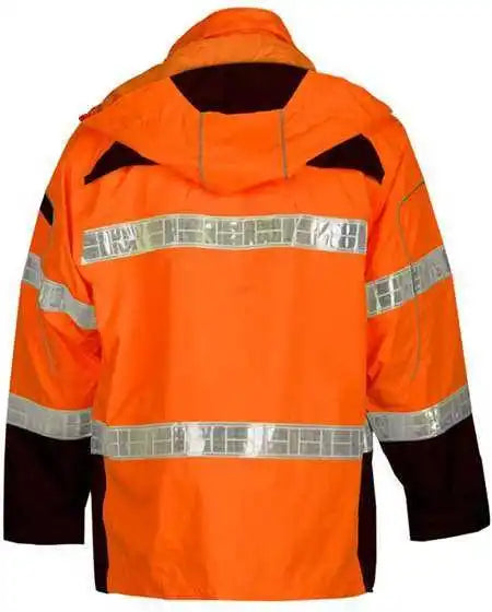 Kishigo Rwj106-107 Premium Black Series Rainwear Jacket - Orange