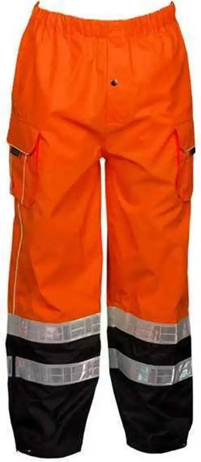 Kishigo Rwp106-107 Premium Black Series Rainwear Pants - Orange