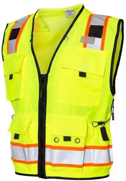 Kishigo S5000 5001 Professional Surveyors Vest Lime