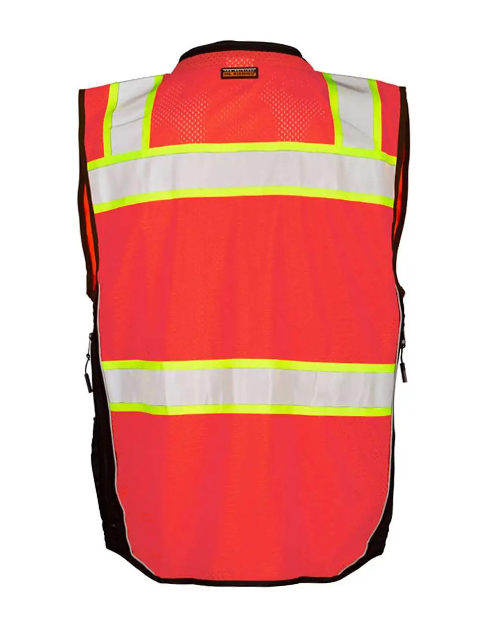 Kishigo S5002-5003 Premium Black Series® Surveyors Vest - Fluorescent Red (s5702)