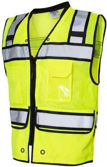 Kishigo S5004 5005 High Performance Surveyors Vest Lime