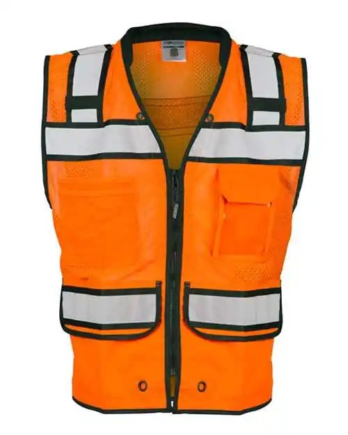Kishigo S5004-5005 High Performance Surveyors Vest - Orange