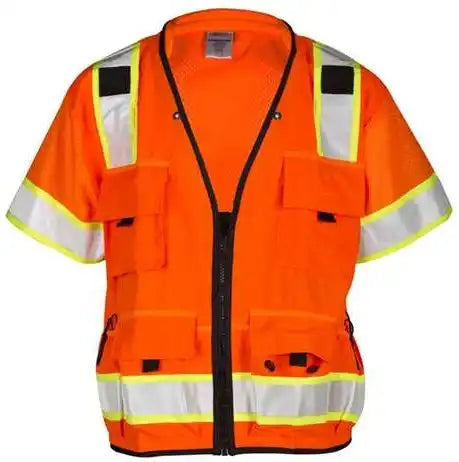 Kishigo S5010-5011 Professional Surveyors Vest - Orange