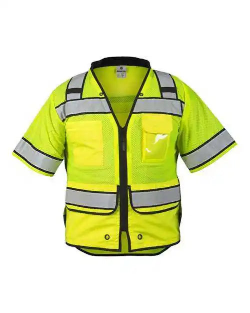 Kishigo S5014-5015 High Performance Surveyors Vest - Lime
