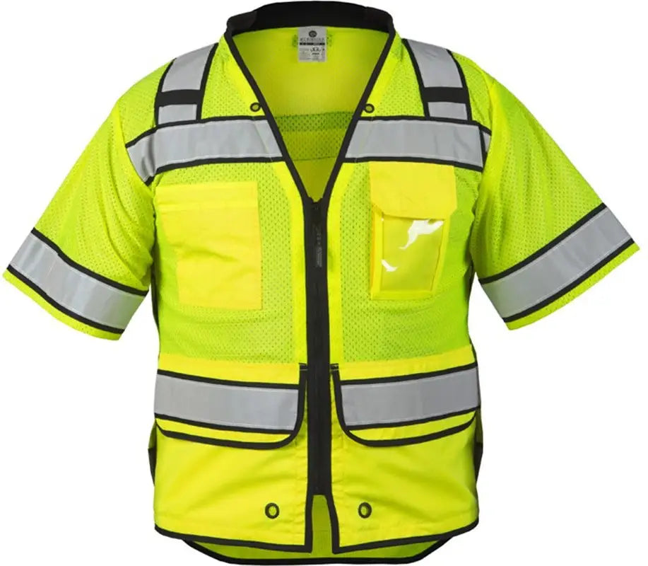 Kishigo S5014-5015 High Performance Surveyors Vest - Lime - m